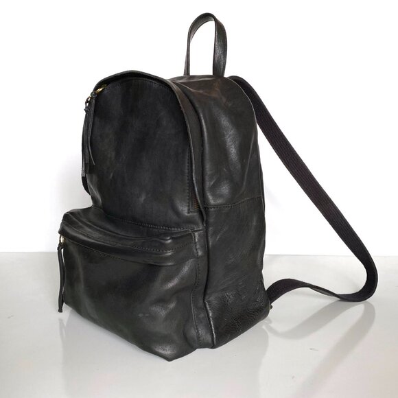 Madewell Lorimer Black Italian Leather Full Size Large 14\